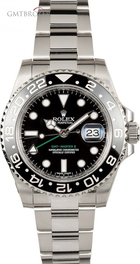 Rolex Mens  GMT-Master II Ref 116710 Ceramic Model Model 824510