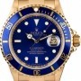 Rolex Used  Submariner 16618 Blue Dial
