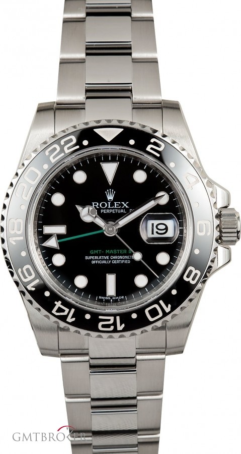 Rolex GMT-Master II Ref 116710 Black Cerachrom Bezel Bezel 833381