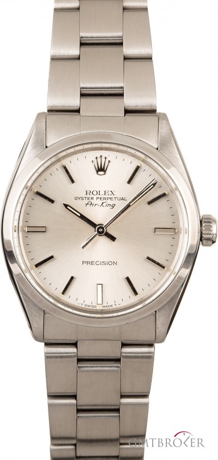 Rolex Certified  Stainless Steel Air-King 5500 5500 828578