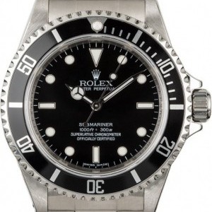 Rolex Used  Submariner 14060 Serial Engraved No Date Date 839668