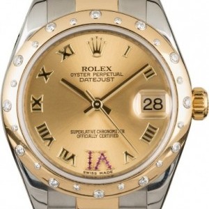 Rolex Datejust 178343 Champagne Dial with Diamond Bezel 178343 846931