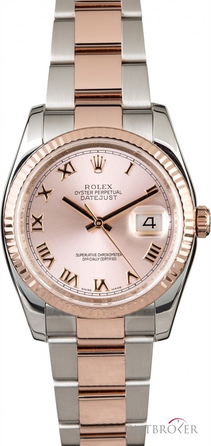 Rolex Datejust 116231 Pink Roman Dial Dial 817325