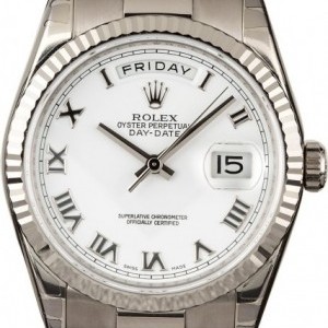 Rolex President 118239 White Roman Dial Dial 835159