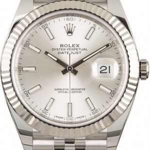 Rolex Datejust II Ref 126334 Silver Dial Luminous Index Index 854054