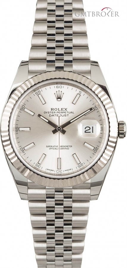 Rolex Datejust II Ref 126334 Silver Dial Luminous Index Index 854054