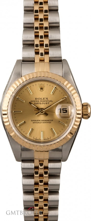 Rolex Datejust 69173 Two Tone Jubilee Ladies Watch Watch 835585