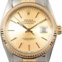 Rolex Datejust  16013 Champagne Tapestry Dial