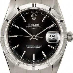 Rolex Date 15210 Black Dial Dial 733081