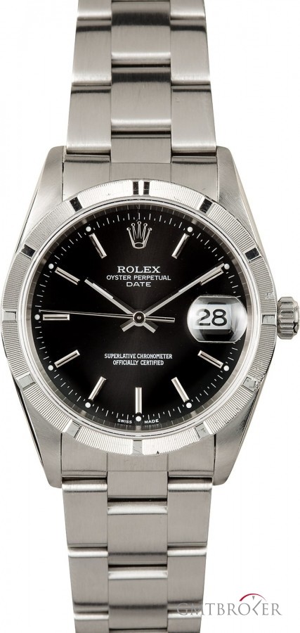 Rolex Date 15210 Black Dial Dial 733081