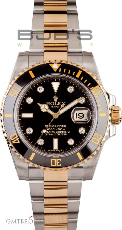 Rolex Submariner Diamond Dial 116613 116613 778184