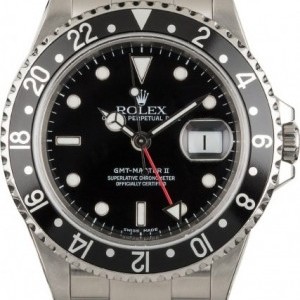 Rolex Used  GMT Master II Ref 16710 Black Dial 16710 854525