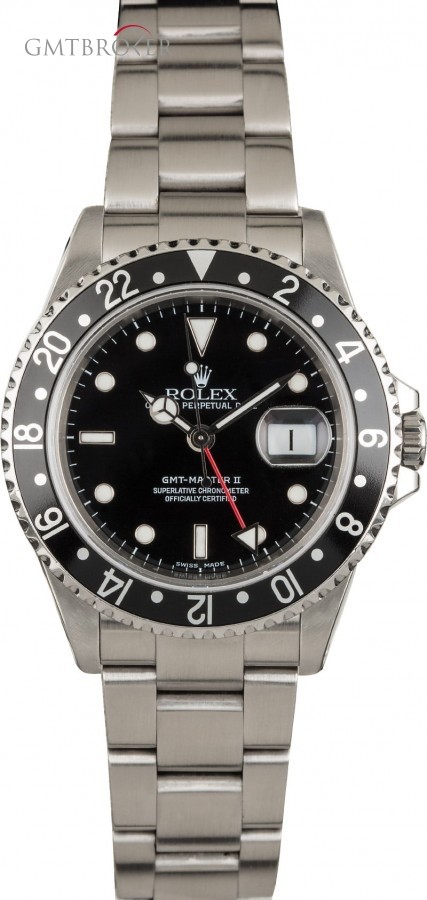 Rolex Used  GMT Master II Ref 16710 Black Dial 16710 854525
