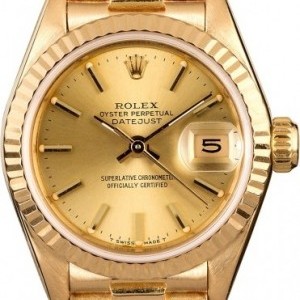 Rolex Ladies President 69178 Champagne Index Dial Dial 785360