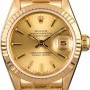 Rolex Ladies President 69178 Champagne Index Dial