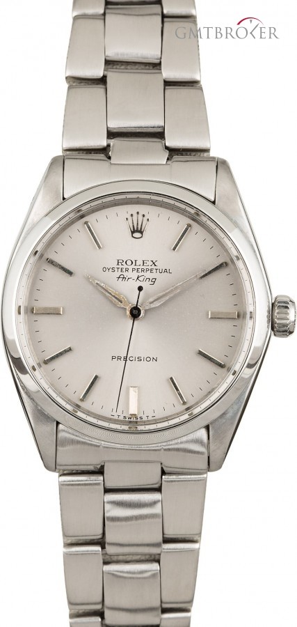 Rolex PreOwned  Air-King 5500 Steel Silver Dial Dial 851390