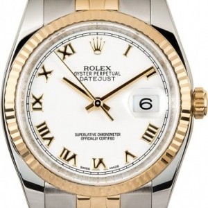 Rolex Two-Tone Datejust 116233 Roman Dial Dial 735217