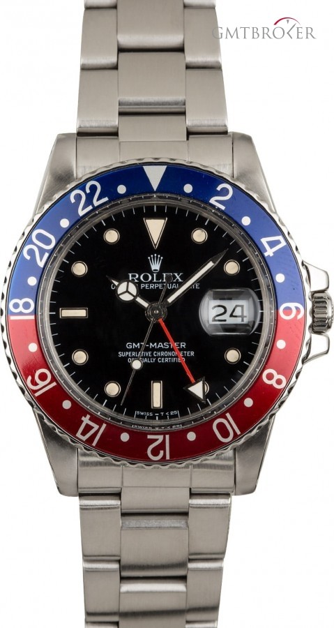 Rolex Used  GMT-Master 16750 Pepsi Bezel Bezel 854039