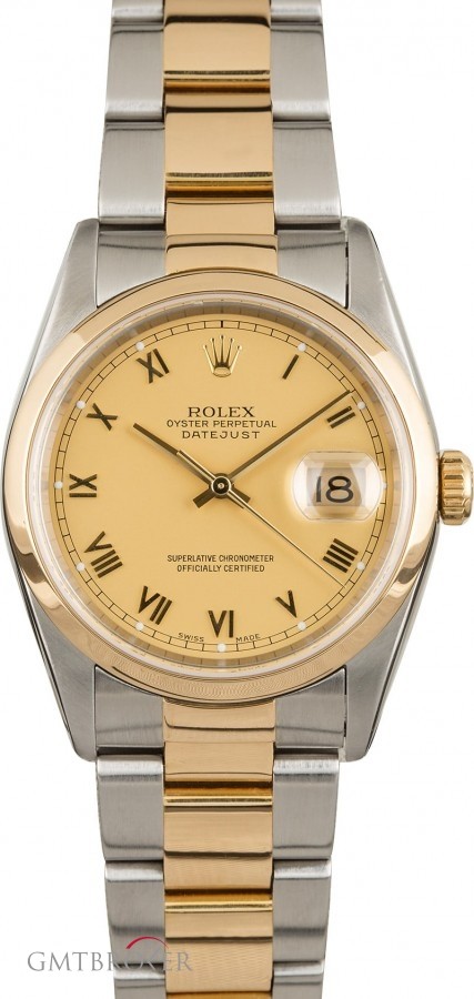 Rolex Datejust 16203 Champage Roman Dial 16203 854078