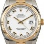 Rolex PreOwned  DateJust 116233 Two Tone Jubilee White R