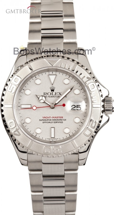 Rolex Yachtmaster Stainless Steel and Platinum 16622 16622 258537