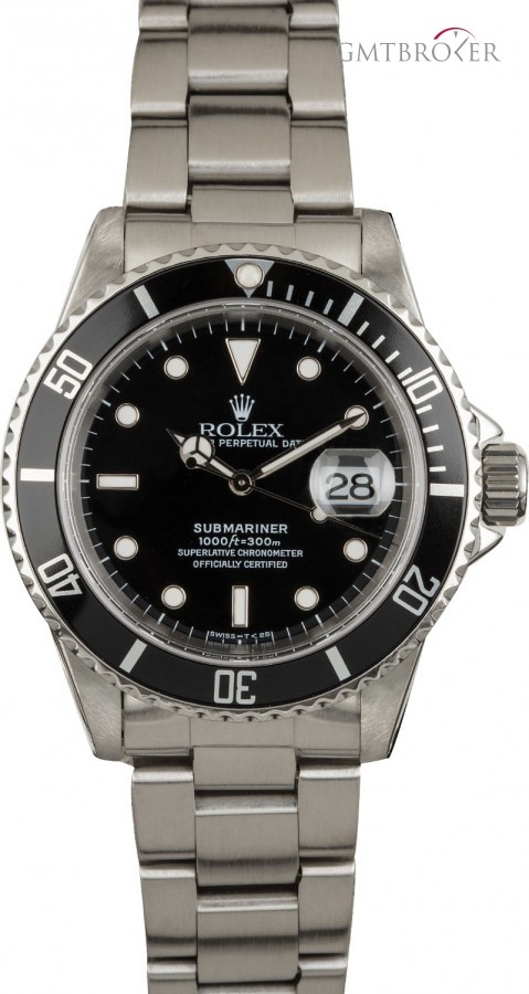 Rolex Used  Submariner 16610 Steel Mens Watch Watch 855401