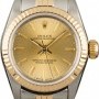 Rolex Used  Oyster Perpetual 67193 Champagne Index Dial