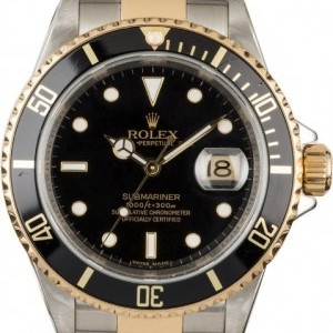 Rolex PreOwned  Submariner 16613 Serial Engraved 16613 847265