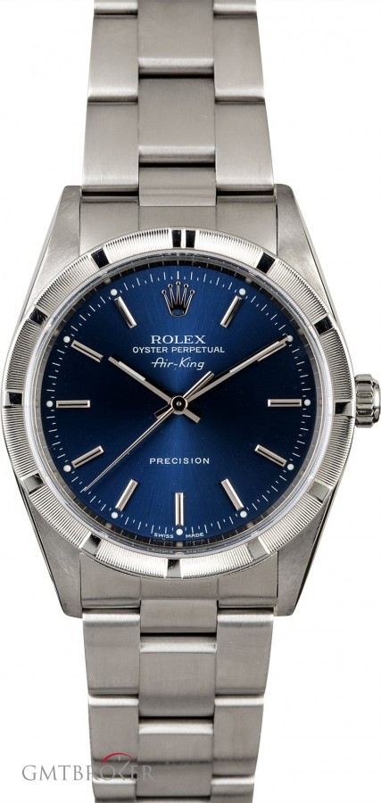 Rolex Used  Air-King 14010M Blue Index Dial 14010M 854225