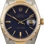 Rolex Mens  Datejust 16233 Blue Index Dial