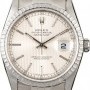 Rolex Datejust 16220 Silver Tapestry Index Dial