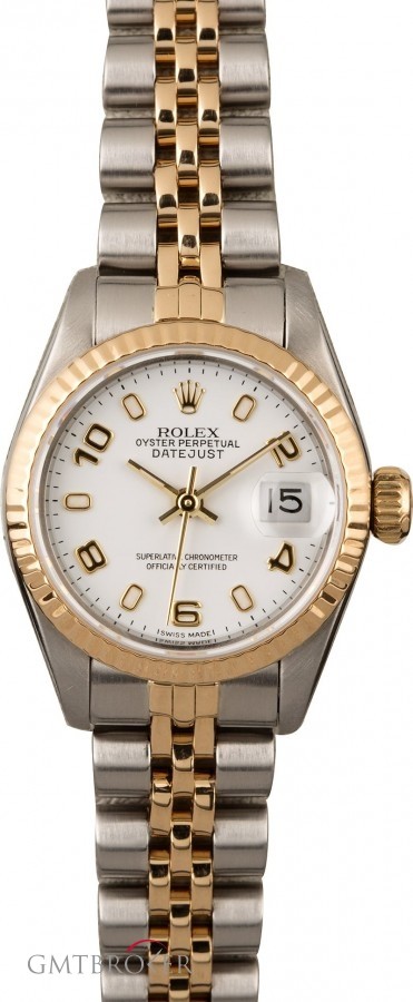 Rolex Datejust 69173 White Arabic Dial Dial 835219