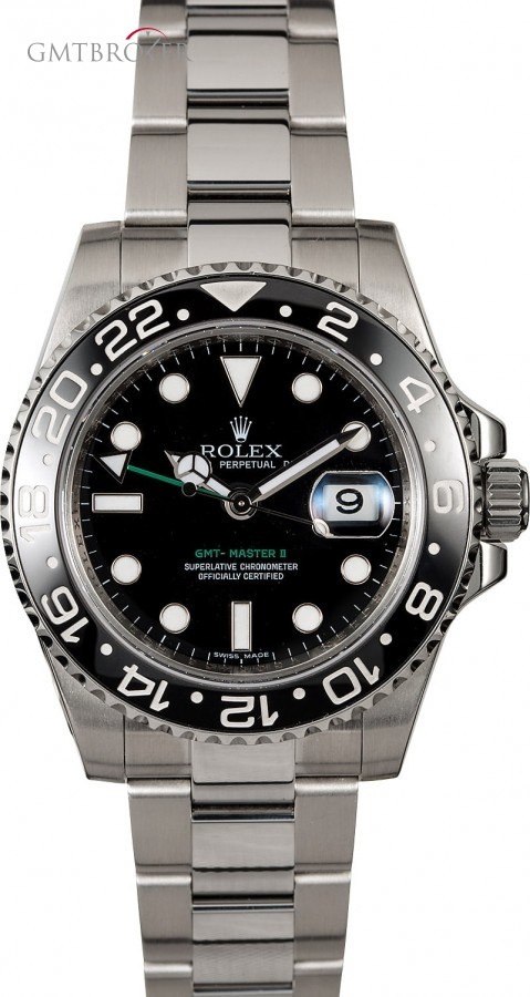 Rolex Certified  GMT-Master II Ref 116710 Steel Oyster Oyster 831047
