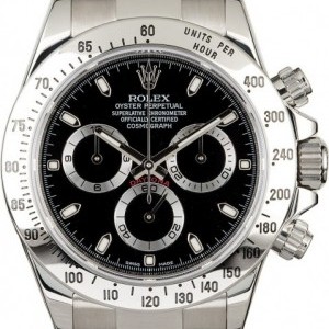 Rolex Daytona 116520 Black Dial Serial Engraved 116520 834115