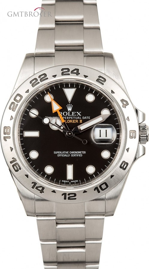 Rolex Explorer II Ref 216570 Black Luminous Dial Dial 830330