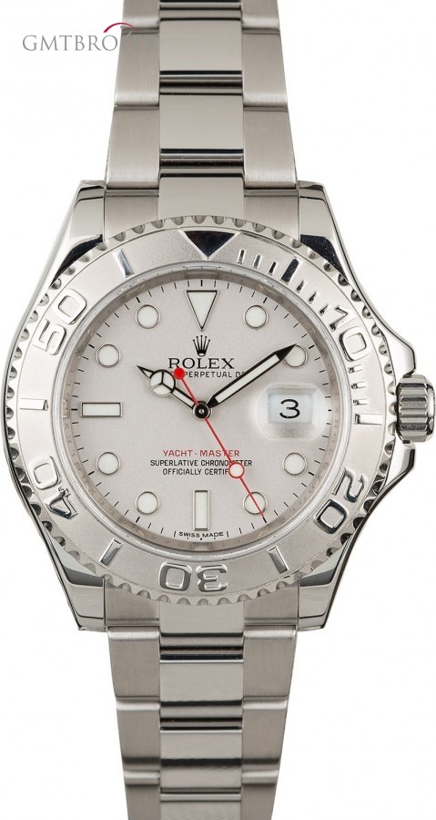 Rolex PreOwned  Yacht-Master 116622 Platinum Bezel 116622 839554