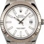 Rolex Pre-Owned  Datejust II Ref 116334 White Luminescen