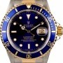 Rolex Submariner 16613 Blue Dial Two Tone