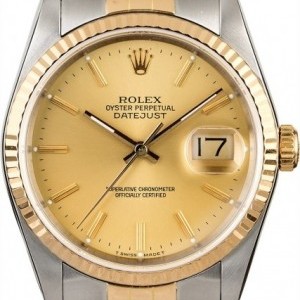 Rolex Mens  Datejust 16233 Certified PreOwned PreOwned 801852