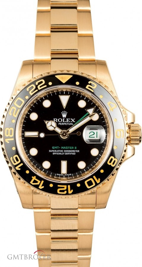 Rolex GMT-Master II Ref 116718 Black Dial Dial 825161