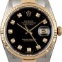 Rolex Diamond DateJust 16233 Two Tone Jubilee