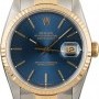 Rolex Certified  Datejust 16233 Blue Index Dial
