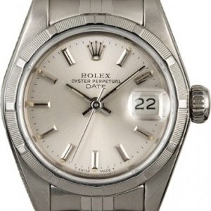 Rolex PreOwned  Date 69190 Silver Dial 69190 833819