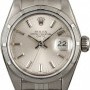Rolex PreOwned  Date 69190 Silver Dial