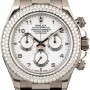 Rolex Daytona 116589 White Gold Case with Diamond Bezel