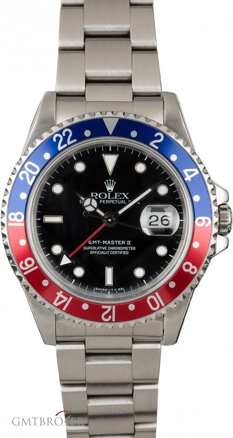 Rolex Used  GMT-Master II Ref 16710 Pepsi Bezel Insert 16710 839107
