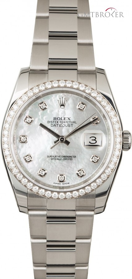 Rolex Used  Datejust 116244 MOP Diamonds 116244 843184