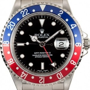 Rolex Mens  GMT-Master Model 16710 Pre-Owned 16710 474509