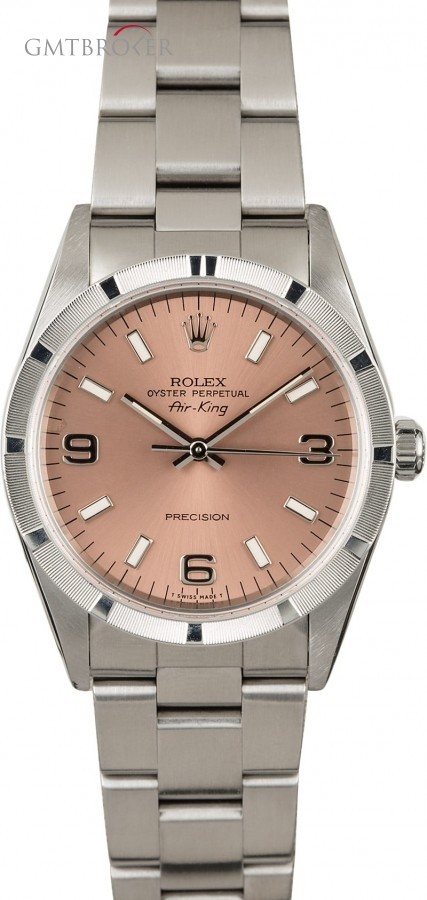 Rolex Used  Air-King 14010 Salmon Dial Steel Oyster 14010 842652