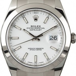 Rolex Datejust 126300 White Dial Dial 835621